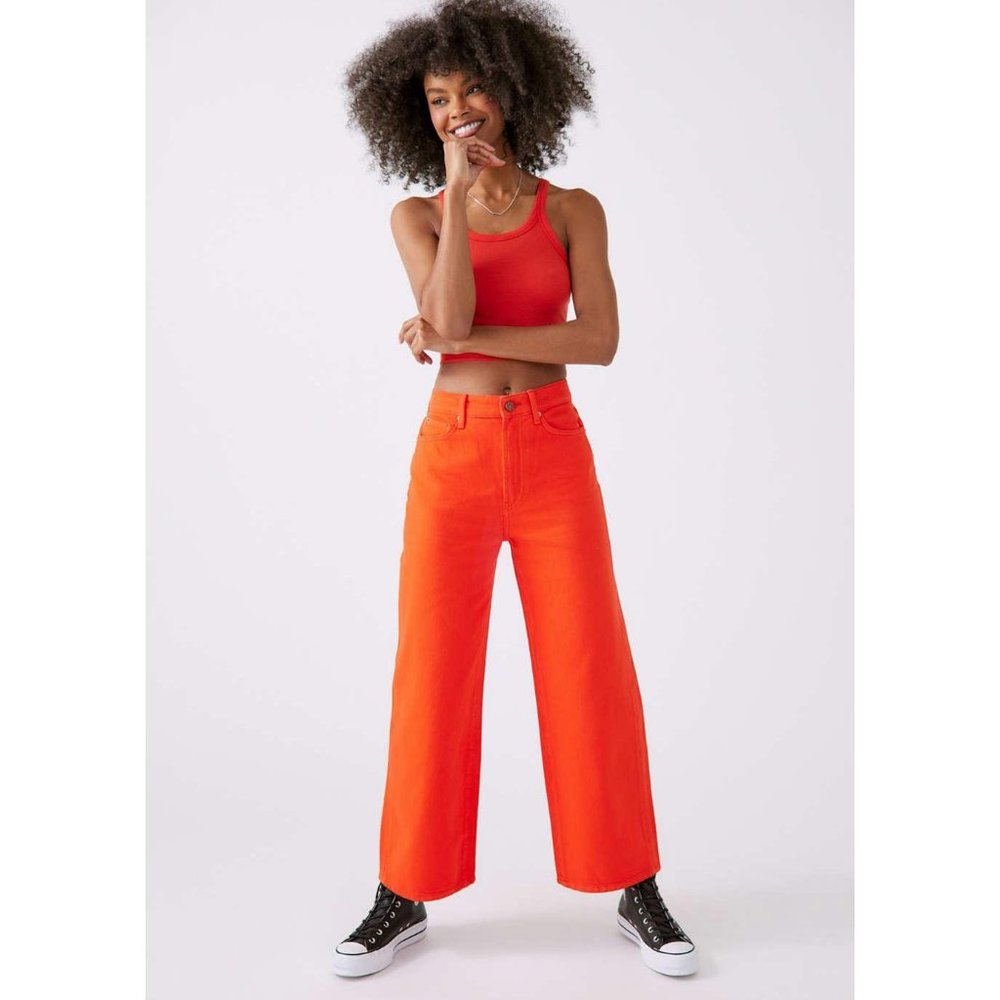 BDG Urban Outfitters wide-leg orange jeans size 24 / 0